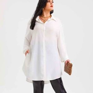 White button up blouse